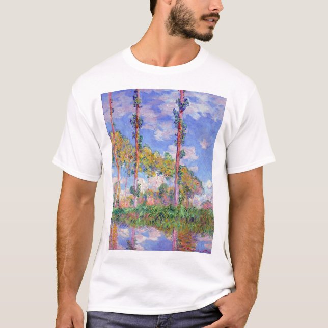 Poplars in the Sun, Monet T-Shirt (Front)