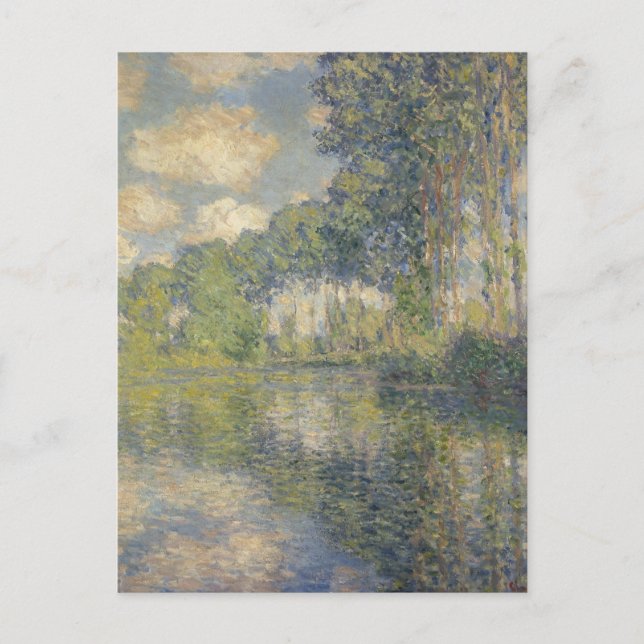 Poplars on the Epte - Monet Postcard (Front)