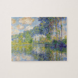 Poplars on the River Epte (by Claude Monet) Jigsaw Puzzle