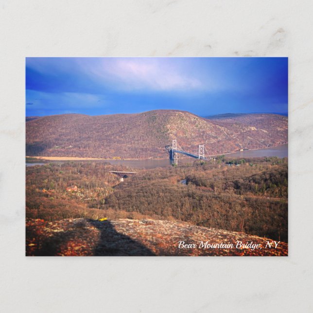 Popolopen Trail View of Bear Mountain Bridge Postcard (Front)