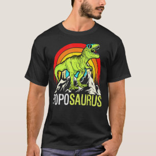 Poposaurus Fun Dinosaur Popo Saurus Family Matchin T-Shirt