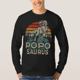 Poposaurus Fun Dinosaur Popo Saurus Family Matchin T-Shirt