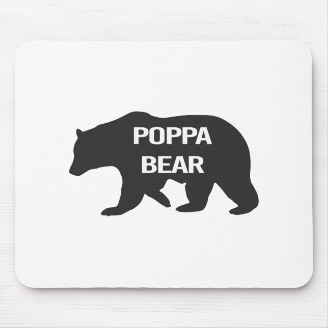 Poppa Bear - Show Dad You Care Mouse Mat (Front)