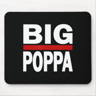 Poppa Hip Hop Dad Fathers Day Mouse Mat