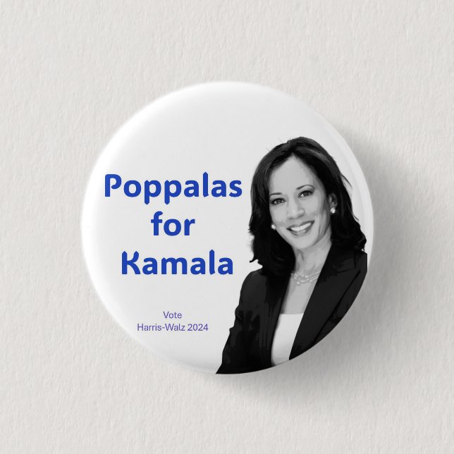 Poppalas for Kamala 3 Cm Round Badge (Front)