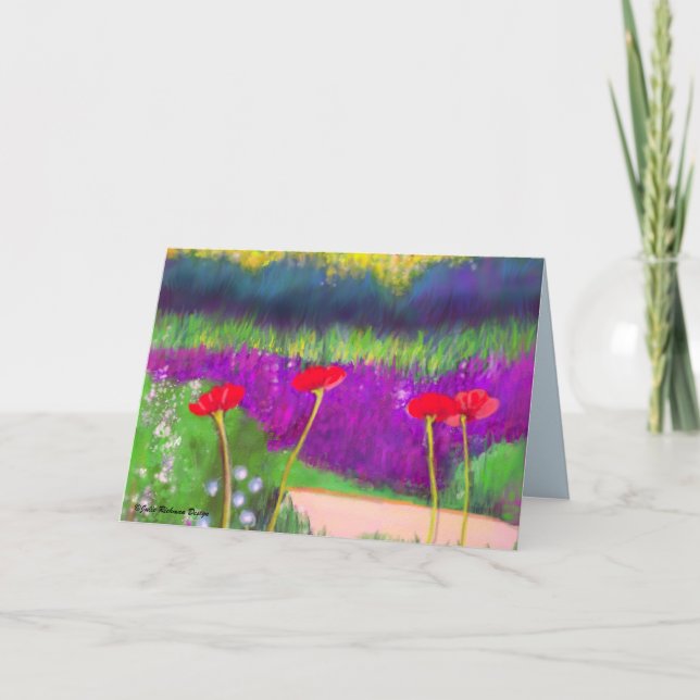 Poppes in Millenium Park Chicago Card (Front)