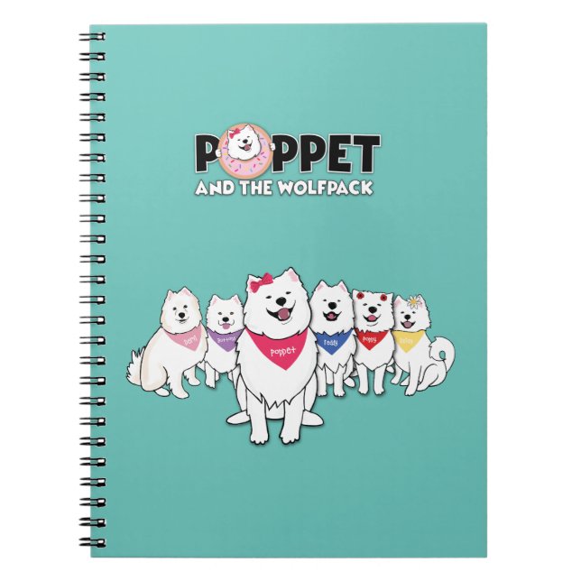 Poppet and the gang notebook (Front)