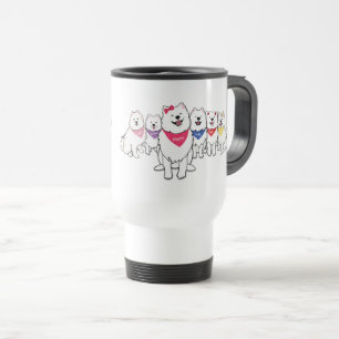 Poppet and the gang travel mug