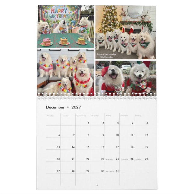 poppet and the Wolfpack Calendar (Dec 2027)