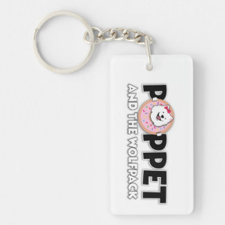 Poppet and the Wolfpack logo Key Ring
