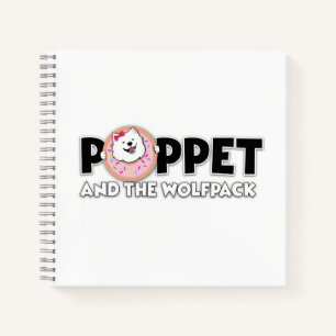 Poppet and the Wolfpack logo  Notebook