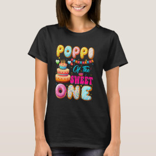 Poppi Of The Sweet One Doughnut Theme 1st Birthday T-Shirt