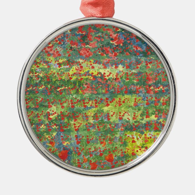 Poppies 2012 metal tree decoration (Front)