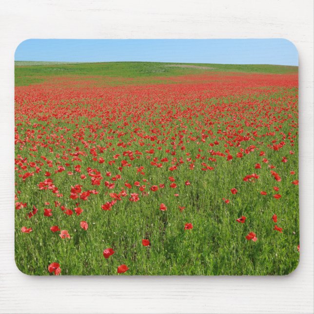 Poppies alive! mouse mat (Front)