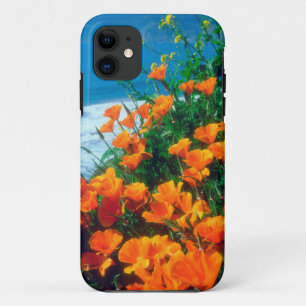 Poppies along the Pacific Coast near Big Sur iPhone 11 Case