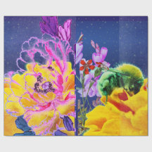 POPPIES AND BEE Wrapping Paper