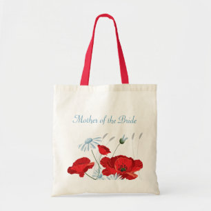 Poppies and Daisies Personalised Tote Bag
