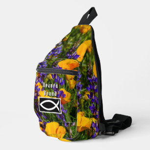 Poppies and Lupine Heaven Bound Sling Bag