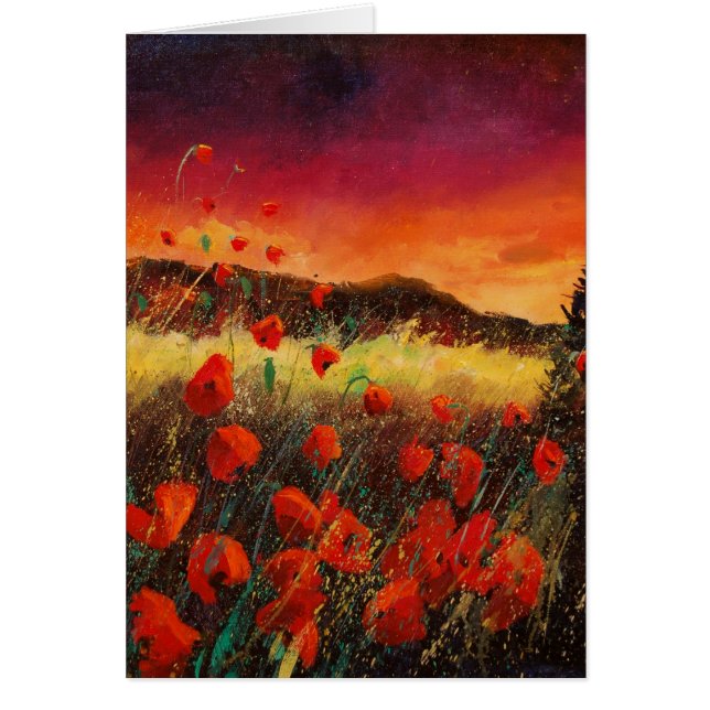 poppies at sunset 76 (Front)