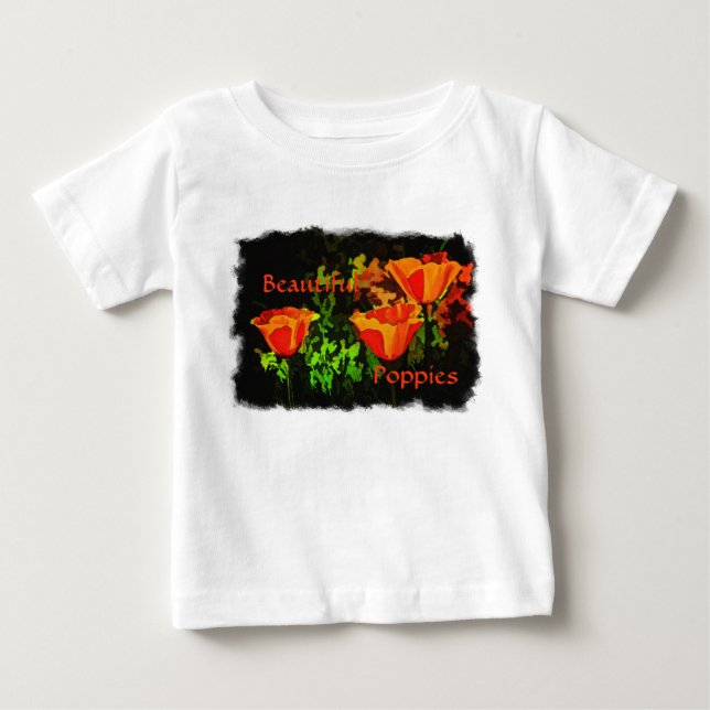 Poppies Baby T-Shirt (Front)