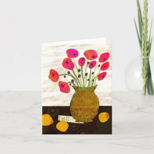 Poppies BLANK Greeting Card
