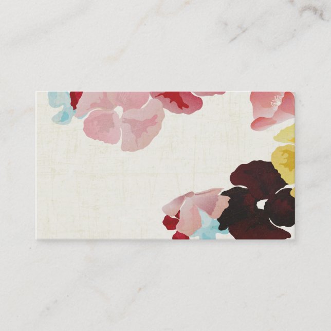 Poppies Business Card (Front)
