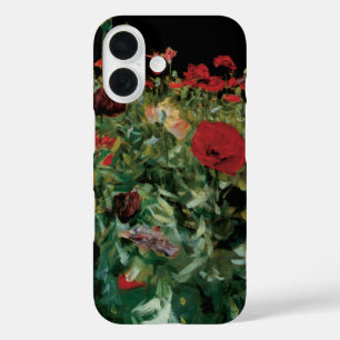 Poppies by John Singer Sargent, Vintage Flowers iPhone 16 Case