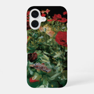 Poppies by John Singer Sargent, Vintage Flowers iPhone 16 Case