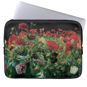 Poppies by John Singer Sargent, Vintage Flowers Laptop Sleeve