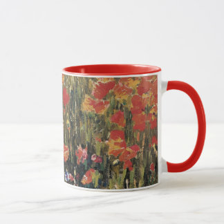 Poppies by Robert Vonnoh, Vintage Impressionism Mug