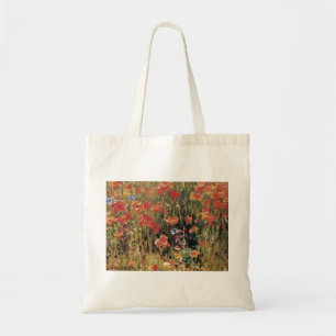 Poppies by Robert Vonnoh, Vintage Impressionism Tote Bag