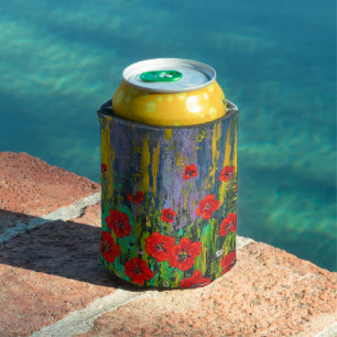 Poppies Can Cooler