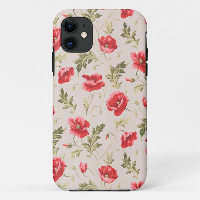 Poppies Case-Mate iPhone Case (Back)