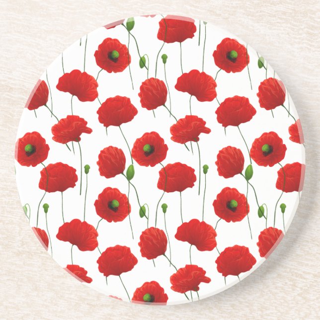 Poppies Coaster (Front)