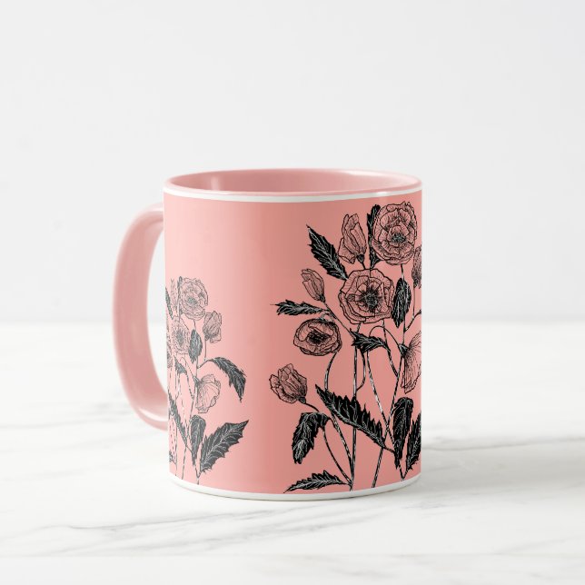 Poppies Coffee Mug (Front Left)