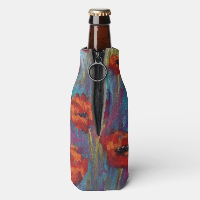 Poppies Cosy Bottle Cooler (Bottle Back)