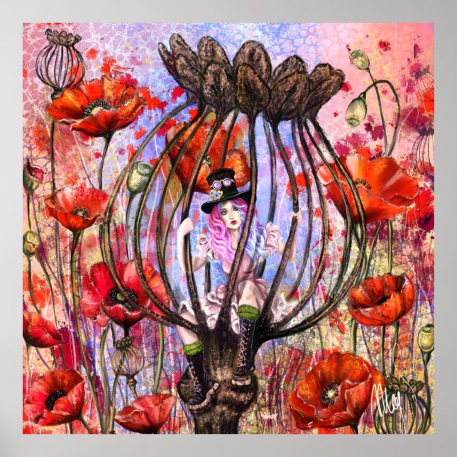 Poppies Fantasy Posters (Front)