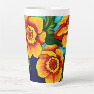 Poppies for energy    giant coffee mug