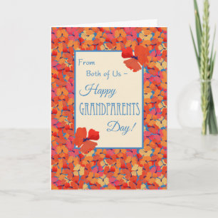 Poppies, Grandparents Day Card, From Both of Us Card