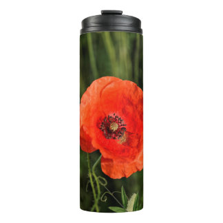 Poppies guard thermal tumbler