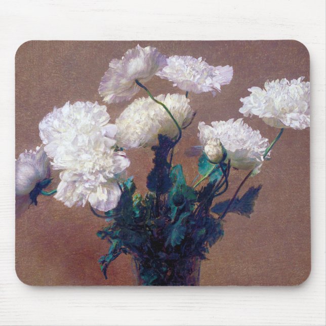 Poppies, Henri Fantin-Latour Mouse Mat (Front)
