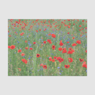 Poppies in a Cornfield Tissue Paper