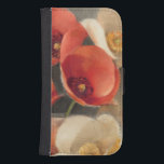 Poppies in Full Bloom Samsung S4 Wallet Case<br><div class="desc">© Albena Hristova / Wild Apple.  Red and white poppies in full bloom. A great decorative image for flower lovers.</div>