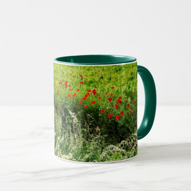 Poppies in Summer Mug (Front Right)