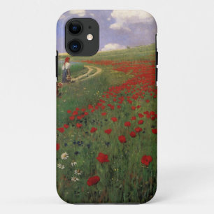 Poppies in the Field SZINYEI MERSE, Pál red flower iPhone 11 Case
