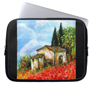POPPIES IN TUSCANY LAPTOP SLEEVE
