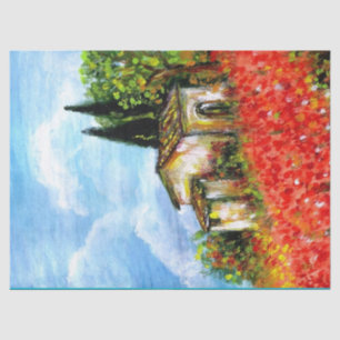 POPPIES  IN TUSCANY TISSUE PAPER