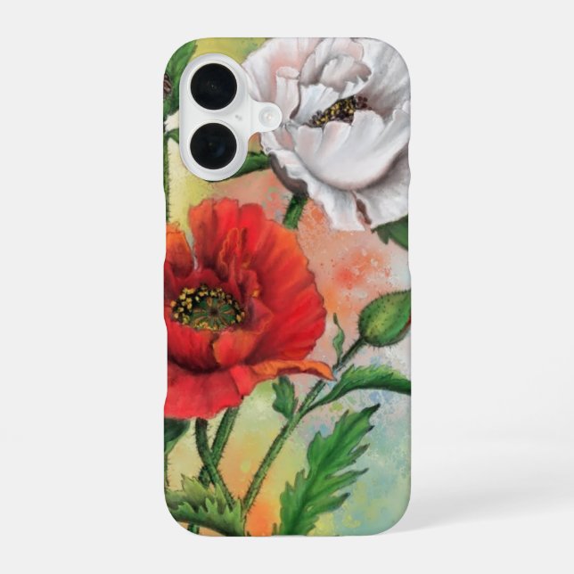 Poppies iPhone Case (Back)