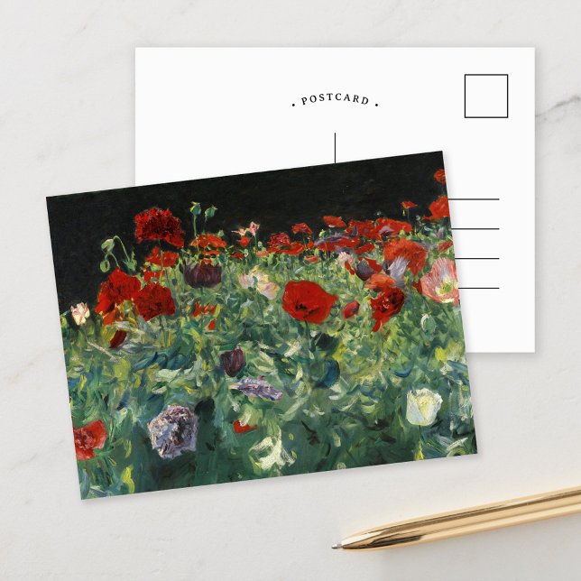 Poppies | John Singer Sargent Postcard (Creator Uploaded)
