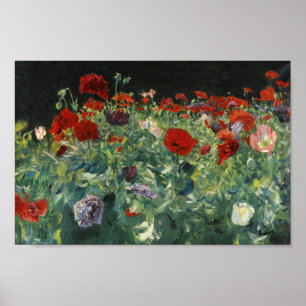 Poppies John Singer Sargent Poster